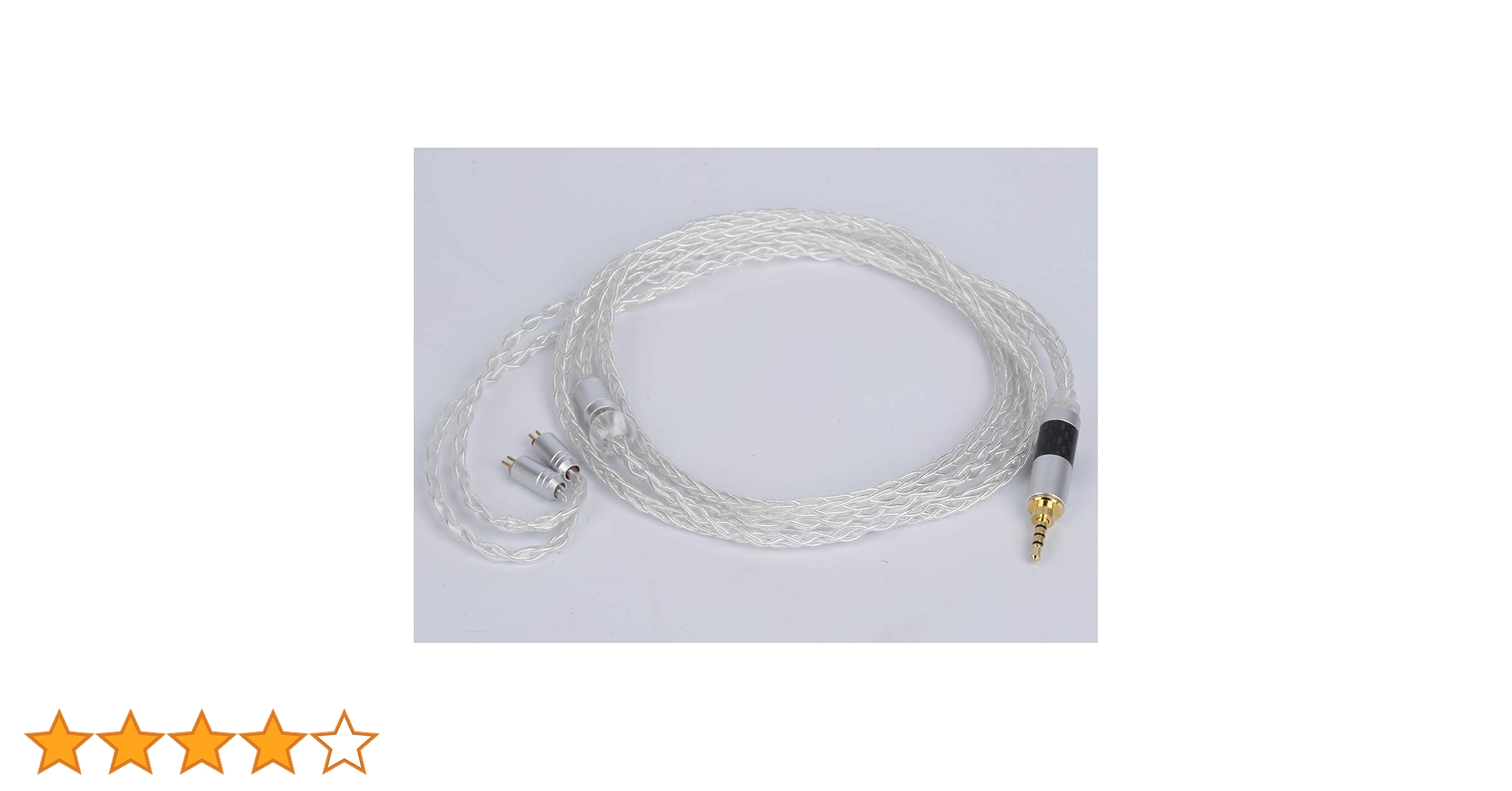 Amazon | 【JSHiFi-Hi8銀／黒／灰三色あり】リケーブル8芯銀メッキ中華